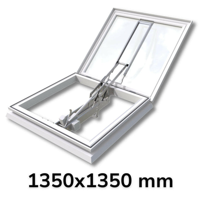 1350 x 1350 mm Smoke Vent Rooflight by Mardome.