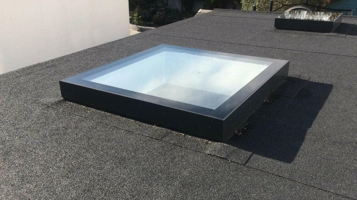 1200 x 1200 mm LD Framed Pitched Roof Skylight.
