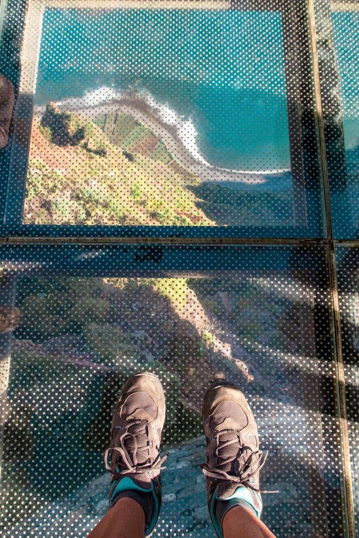 800 x 2000 mm Frameless Walk-on Skylight.