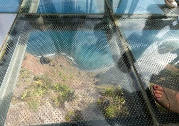 1200 x 2500 mm Frameless Walk-on Skylight.