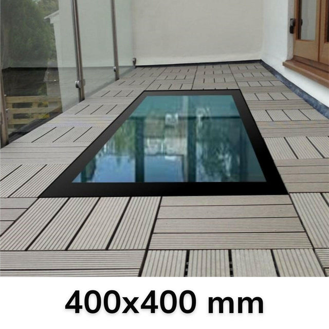400 x 400 mm Framed Walk-on Skylight.