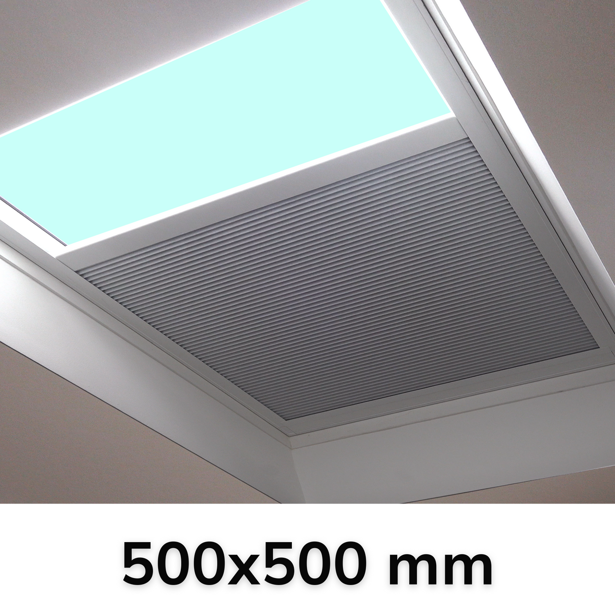 500 x 500 mm LD Electric Blinds for Flat / Pitched Roof Skylights & Roof Lanterns.