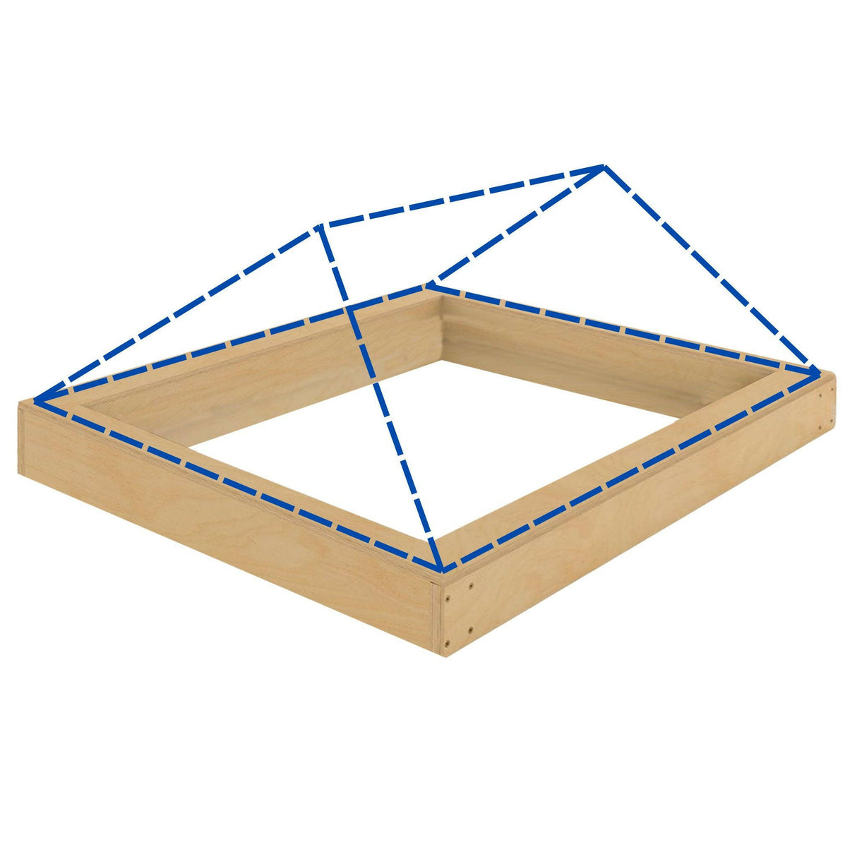 1500 x 4500 mm Insulated Upstand for Roof Lantern.