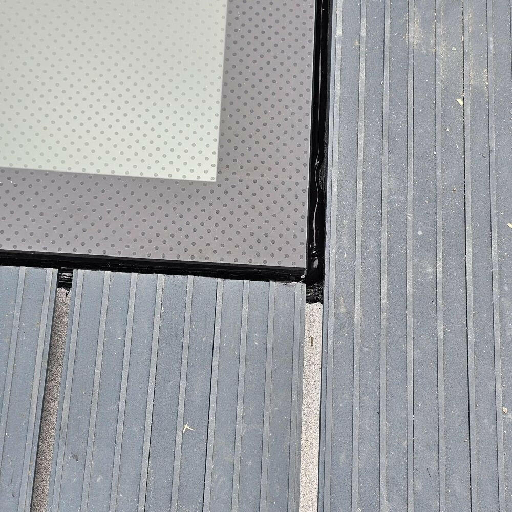 500 x 500 mm Frameless Walk-on Skylight.