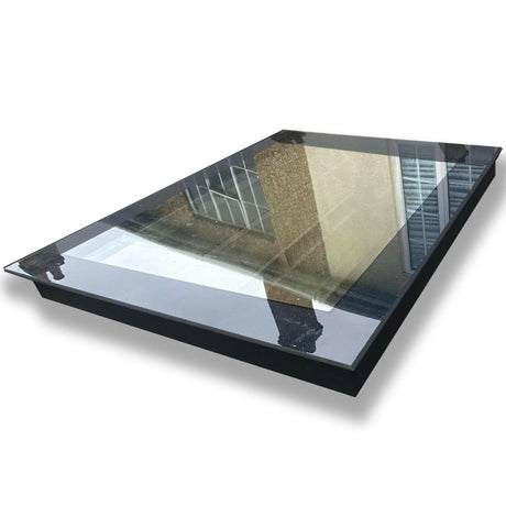 1200 x 1800 mm LD Frameless Triple Glazed Flat Roof Skylight.