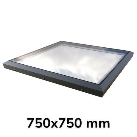 750 x 750 mm Brett Martin Fixed Flat Roof Skylight.