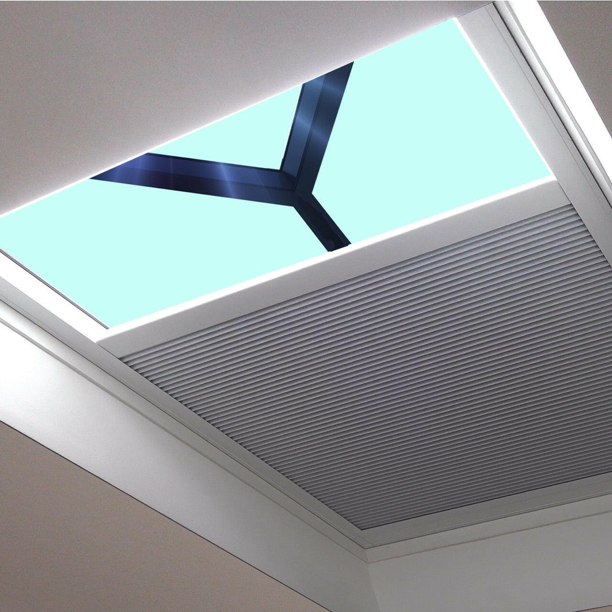 Custom Size Electric Blinds for Roof Lanterns.