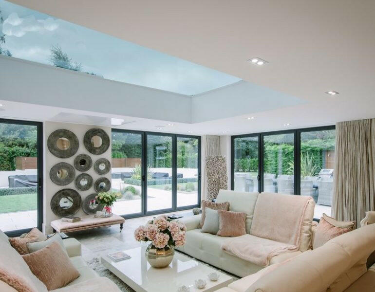 800 x 2500 mm LD Frameless Triple Glazed Flat Roof Skylight.