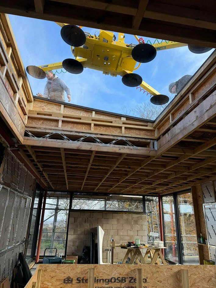 600 x 900 mm LD Frameless Triple Glazed Flat Roof Skylight.