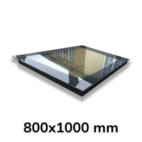 800 x 1000 mm LD Frameless Triple Glazed Flat Roof Skylight.