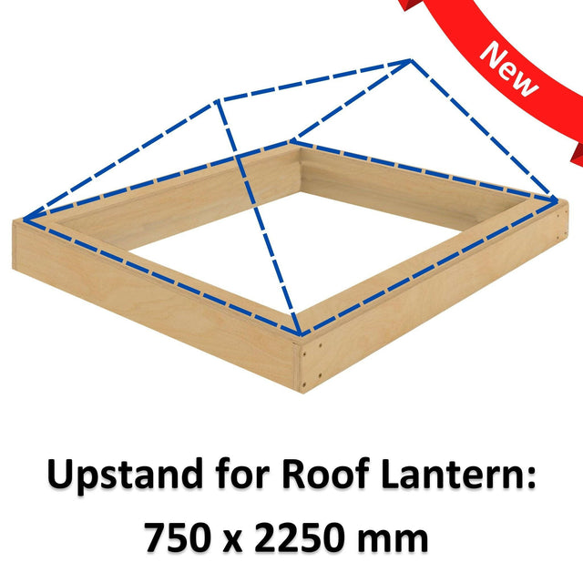 750 x 2250 mm Insulated Upstand for Roof Lantern.