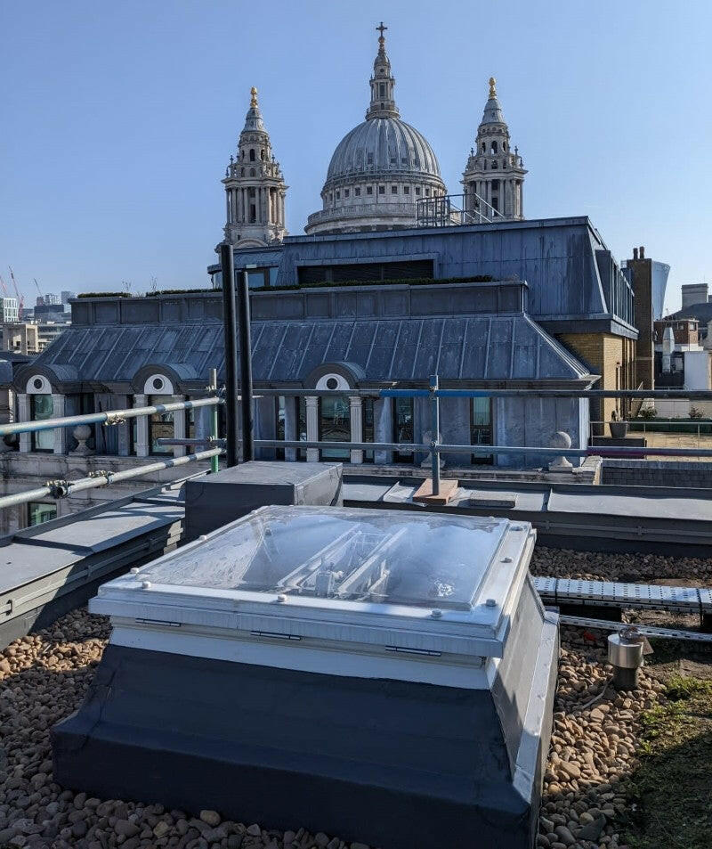 1500 x 1650 mm Smoke Vent Rooflight by Mardome.