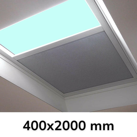 400 x 2000 mm LD Electric Blinds for Flat / Pitched Roof Skylights & Roof Lanterns.