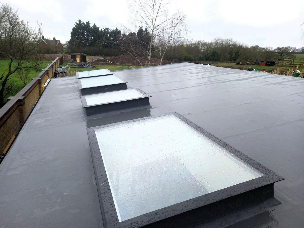 800 x 1200 mm LD Frameless Triple Glazed Flat Roof Skylight.