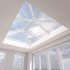 800 x 4500 mm Stratus Aluminium Roof Lantern Style 3 (Traditional).