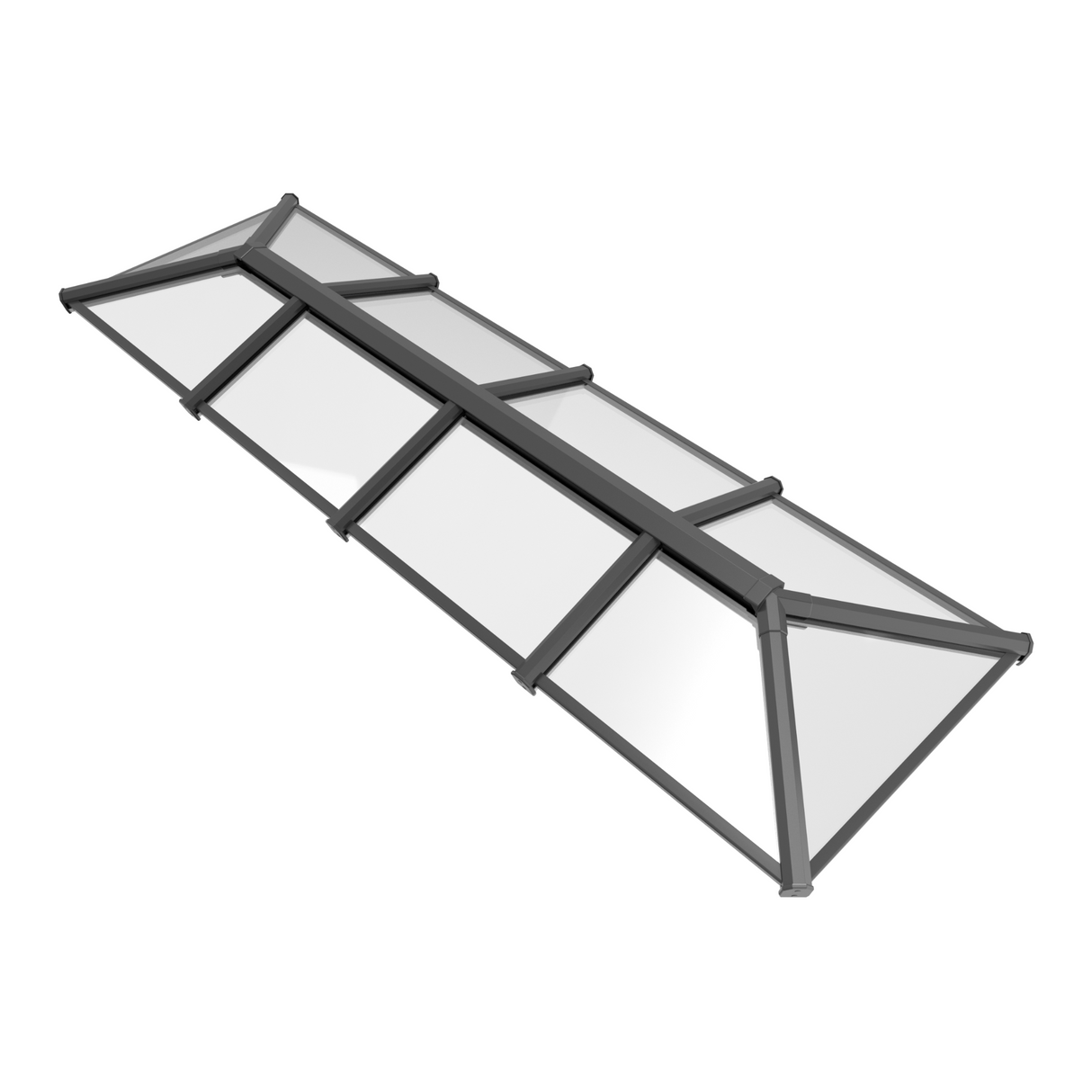 750 x 3500 mm Stratus Aluminium Roof Lantern Style 6 (Traditional).