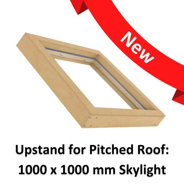 1000 x 1000 mm Insulated Upstand for Pitched Roof Skylight.