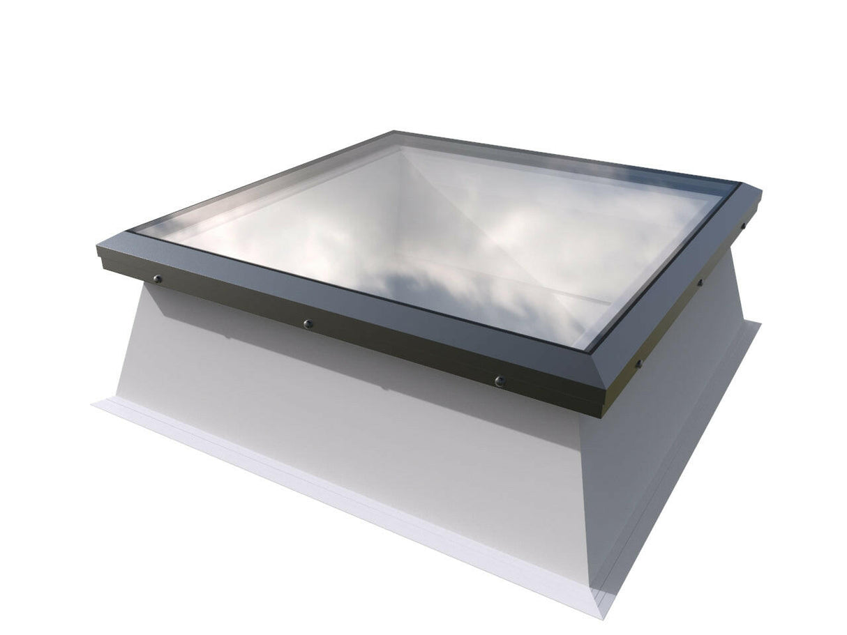 1000 x 1000 mm Brett Martin Fixed Flat Roof Skylight.