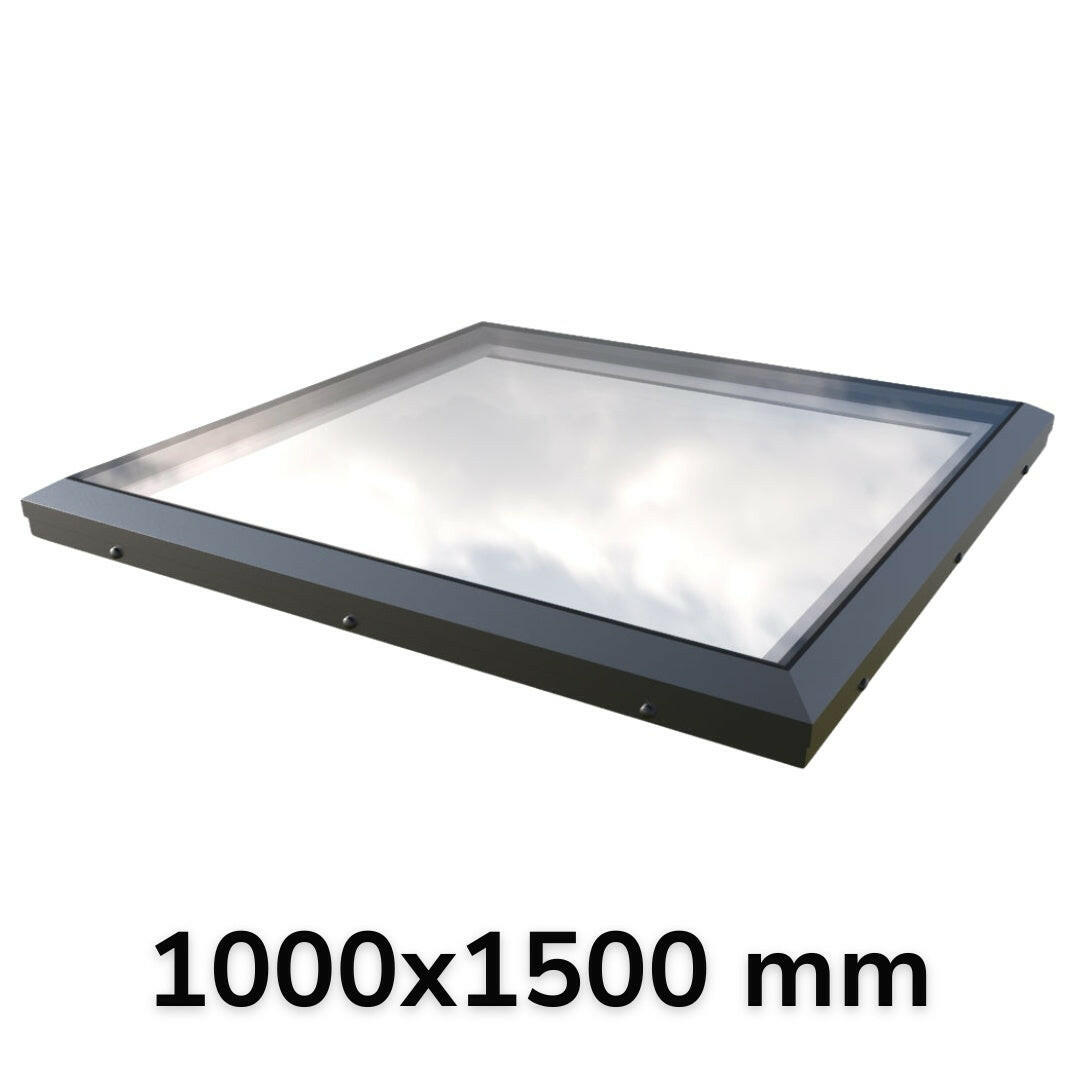 1000 x 1500 mm Brett Martin Fixed Flat Roof Skylight.