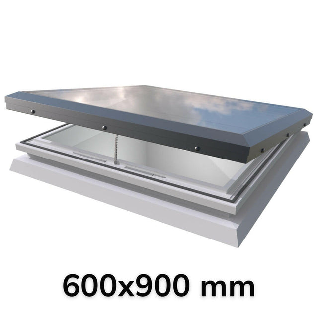 600 x 900 mm Brett Martin Electric Opening Flat Roof Skylight.