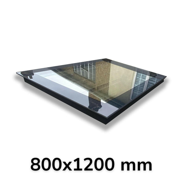 800 x 1200 mm LD Frameless Triple Glazed Flat Roof Skylight.