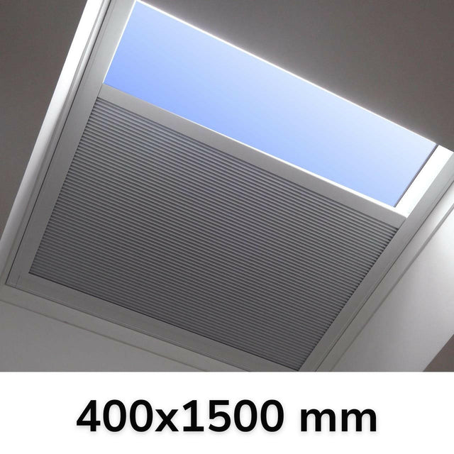 400 x 1500 mm LD Manual Blinds for Flat / Pitched Roof Skylights & Roof Lanterns.