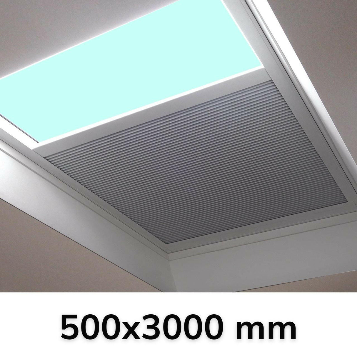 500 x 3000 mm LD Electric Blinds for Flat / Pitched Roof Skylights & Roof Lanterns.
