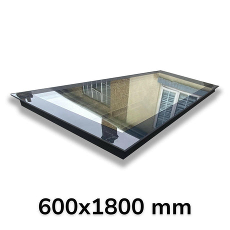 600 x 1800 mm LD Frameless Triple Glazed Flat Roof Skylight.