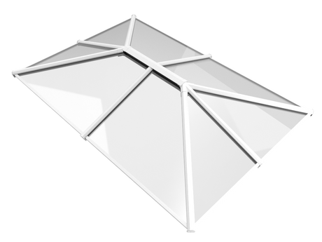 2500 x 3000 mm Stratus Aluminium Roof Lantern Style 4 (Traditional).