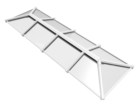 1250 x 6000 mm Stratus Aluminium Roof Lantern Style 6 (Traditional).