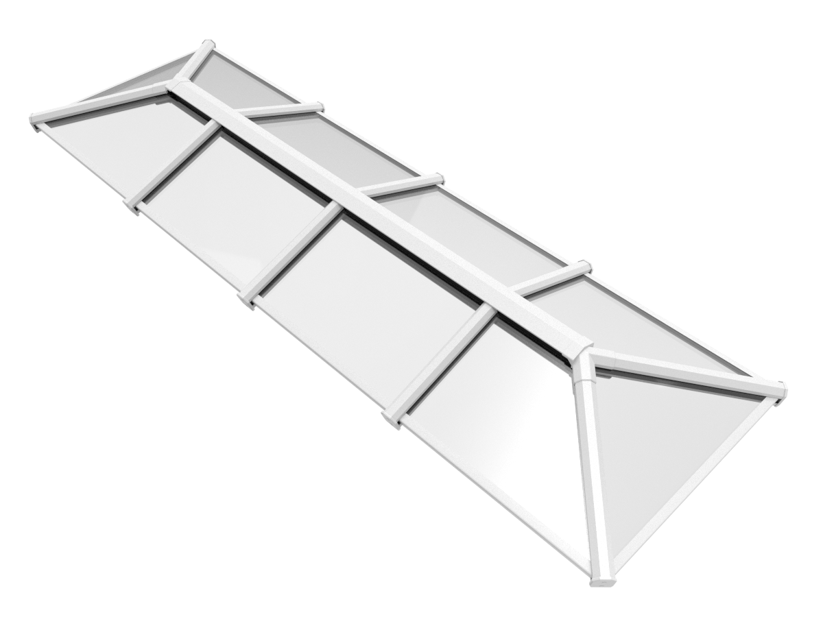 1000 x 6000 mm Stratus Aluminium Roof Lantern Style 6 (Traditional).