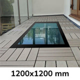 1200 x 1200 mm Framed Walk-on Skylight.
