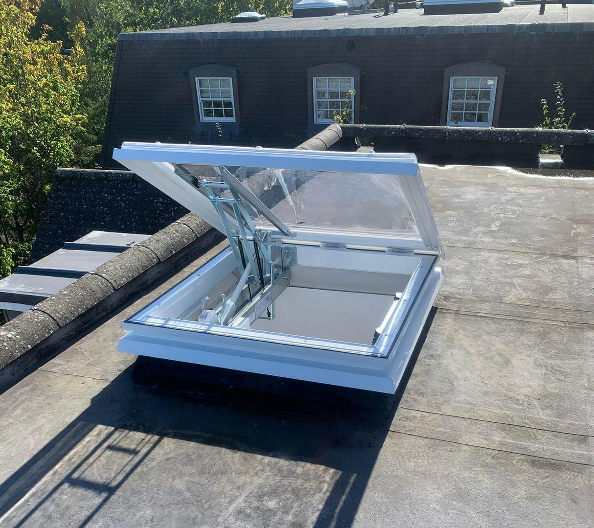 1650 x 1650 mm Smoke Vent Rooflight by Mardome.