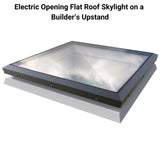 1000 x 1000 mm Brett Martin Electric Opening Flat Roof Skylight.