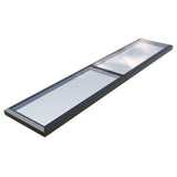 100 x 500 cm Vast modulair daklicht (2 vaste 0 openingen)
