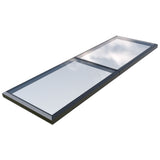 150 x 550 cm Vast modulair daklicht (2 vaste 0 openingen)