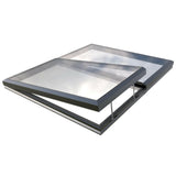 2500 x 3000 mm Electric Opening Glass Link Modular Skylight (1 Fixed 1 Opening).