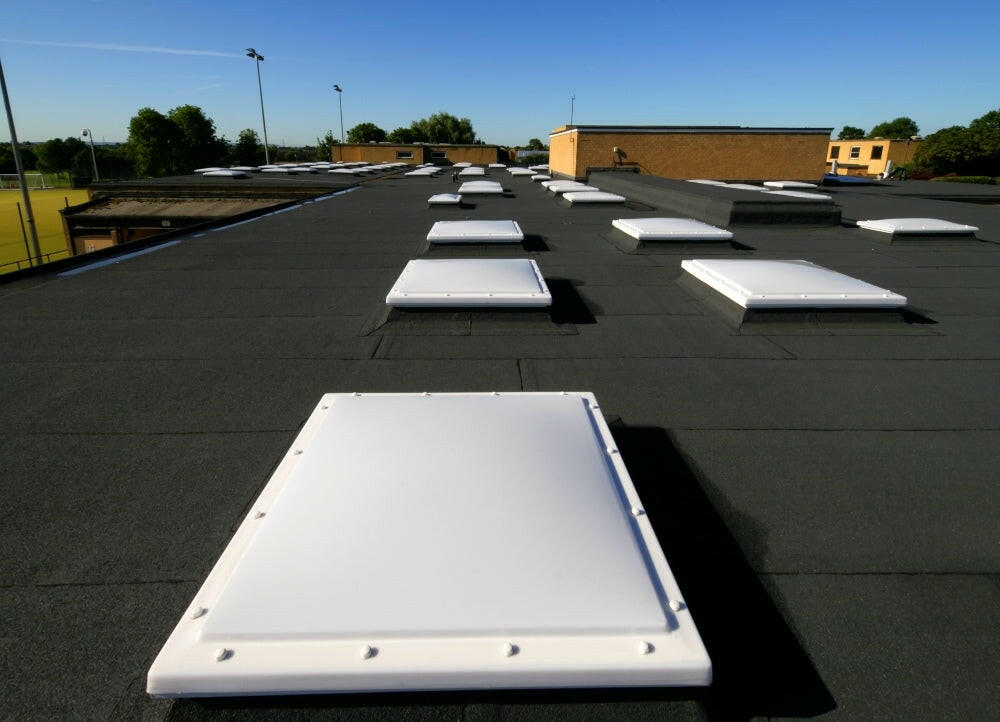 900 x 1200 mm Polycarbonate Fixed Dome Rooflight by Mardome Trade.