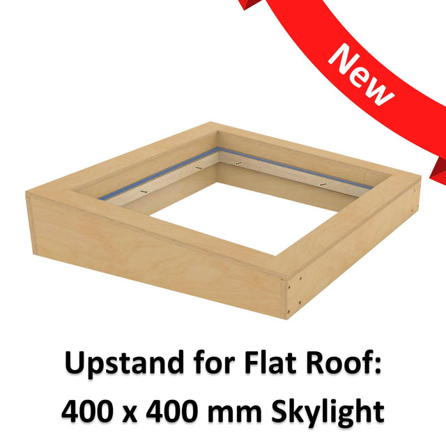 400 x 400 mm Insulated Upstand for Flat Roof Skylight.