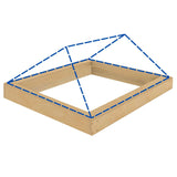 1200 x 1200 mm Insulated Upstand for Roof Lantern.
