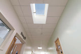 1050 x 1050 mm Polycarbonate Fixed Dome Rooflight by Mardome Trade.