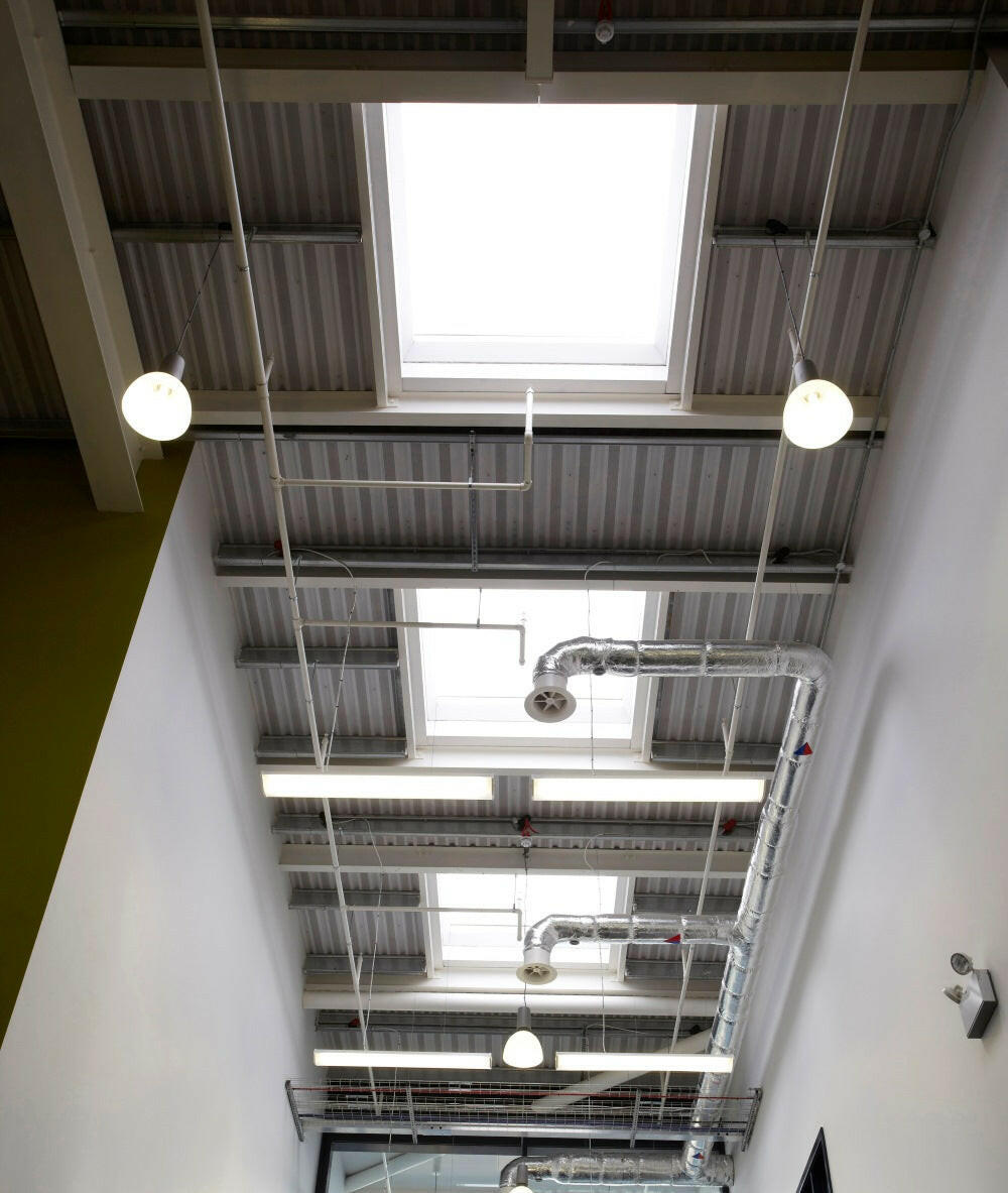 1050 x 1050 mm Polycarbonate Fixed Dome Rooflight by Mardome Trade.