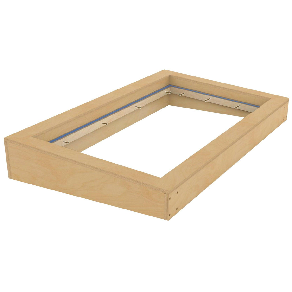 600 x 1800 mm Insulated Upstand for Flat Roof Skylight.