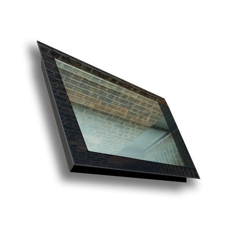 1000 x 2500 mm LD Frameless Triple Glazed Pitched Roof Skylight.