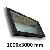 1000 x 3000 mm LD Frameless Triple Glazed Pitched Roof Skylight.
