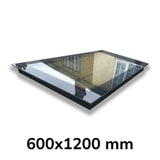 600 x 1200 mm LD Frameless Triple Glazed Flat Roof Skylight.