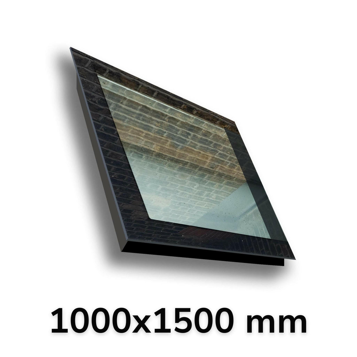 1000 x 1500 mm LD Frameless Triple Glazed Pitched Roof Skylight.