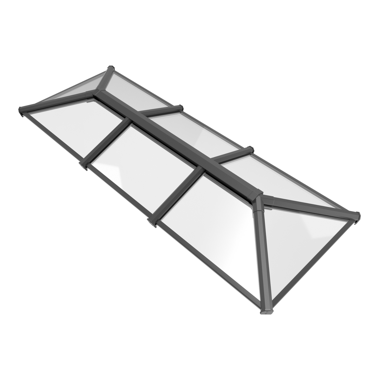 1000 x 3500 mm Stratus Aluminium Roof Lantern Style 3 (Traditional).
