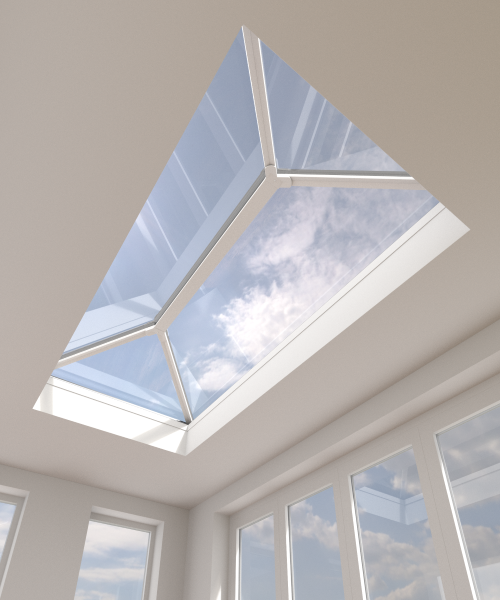 750 x 1800 mm Stratus Aluminium Roof Lantern Style 1 (Contemporary).