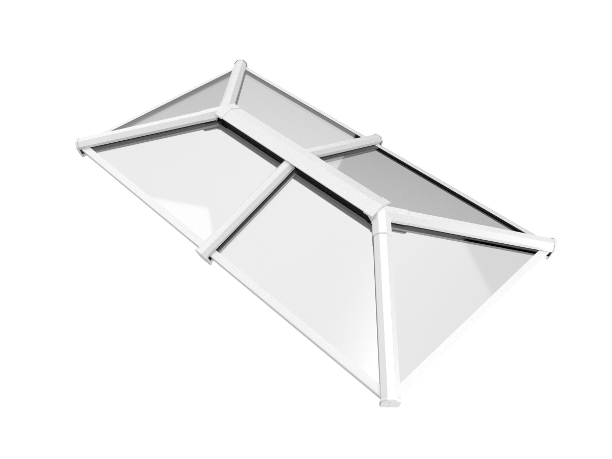 800 x 1800 mm Stratus Aluminium Roof Lantern Style 2 (Traditional).